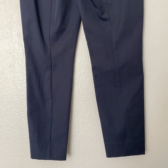 Everlane Curvy Side-Zip Stretch Ankle Pant Slim Stretch Blue Size 2 - Picture 8 of 12